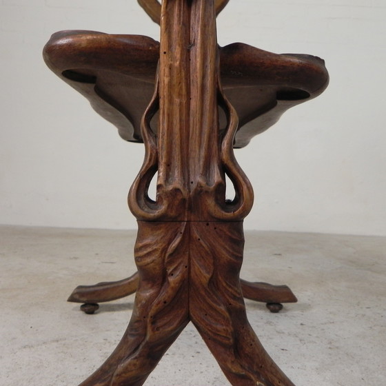 Image 1 of Jugendstil-Teetisch im Stil von Emile Galle