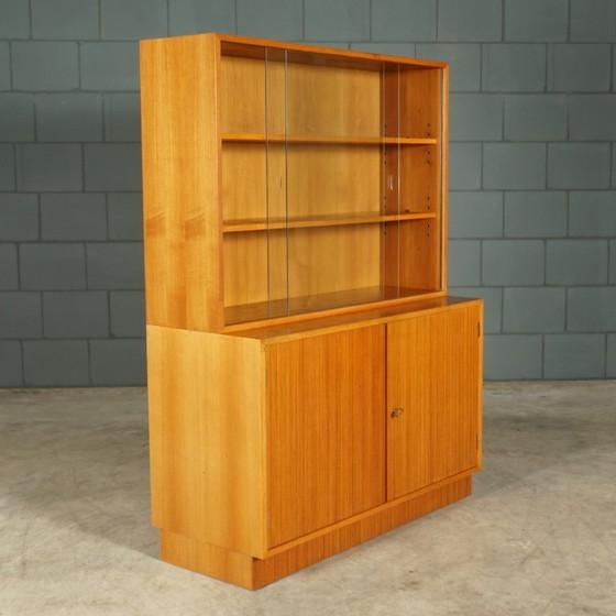 Image 1 of Vintage highboard – vitrinekast – jaren 60