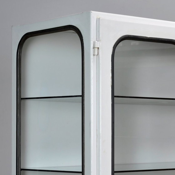 Image 1 of Armadio medico vintage in ferro e vetro, anni '70