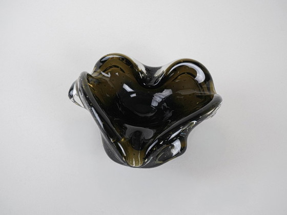 Image 1 of Servierplatte, Muranoglas, italienisches Design, 1960er Jahre, hergestellt in Italien