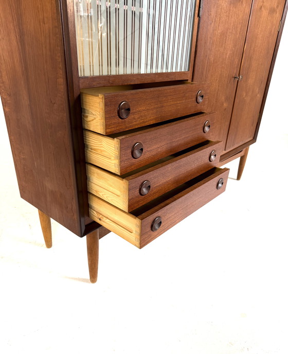 Image 1 of Credenza alta danese vintage in teak anni '60