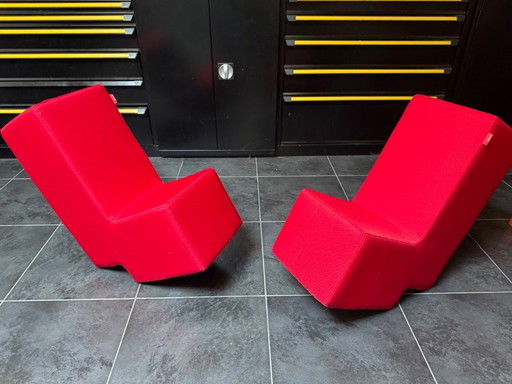 Siège design rembourré Lümmel