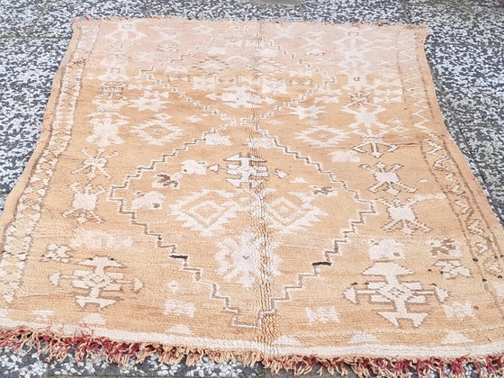 Image 1 of Hand-knotted Berber wool rug 170x115cm