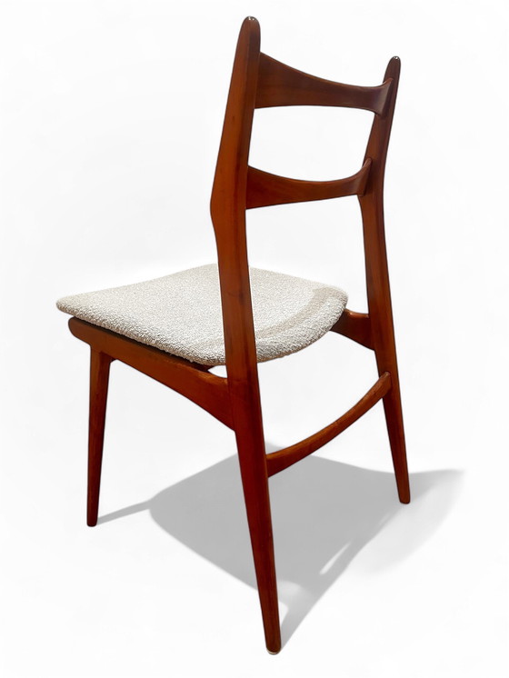 Image 1 of 4 sedie da pranzo vintage in teak Habeo Boomerang