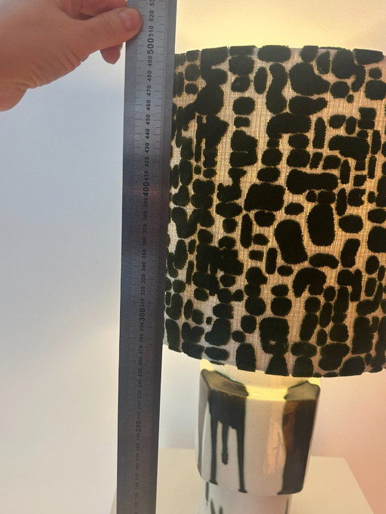 Image 1 of Set of 2 MCM Table Lamps: Upcycled one-of-a-kind pieces made from vases by Ditmar Urbach Keramik – Czech Republic