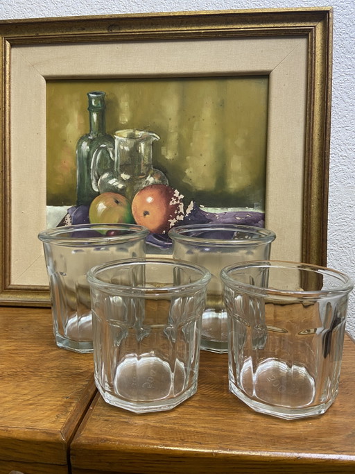 Juego de 4 tarros de mermelada vintage