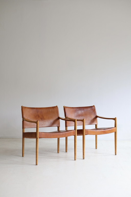 Ensemble de deux Fauteuils vintage Modèle Premiär 69, Per-Olaf Scotte Années 60 IKEA