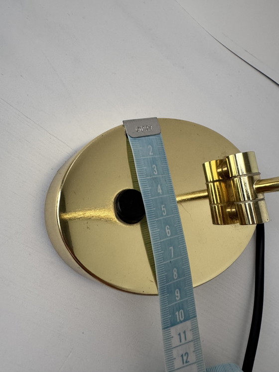 Brass Piano Lamp / Table Lamp / Desk Lamp Color Gold Various Positions. – Metal (photo 12 of 14)