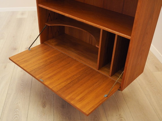 Image 1 of Teakhouten boekenkast, Deens design, jaren 70, gemaakt in Denemarken.