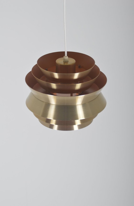 Image 1 of Schwedische Pendelleuchte „Trava“, entworfen von Carl Thore für Granhaga, 1960er Jahre