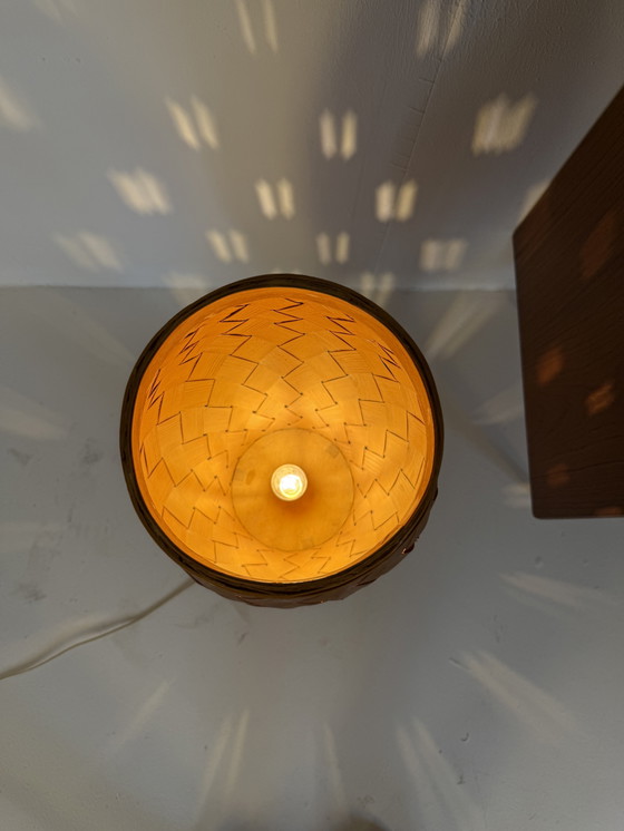 Image 1 of Vintage tripod floor lamp with slats, Hans Agne Jakobsson '60