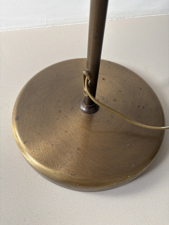 Image 1 of Herda messing vloerlamp jaren 80