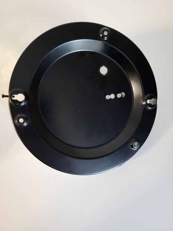 Image 1 of Lampada da parete o da soffitto in vetro vintage, con rilievo a bolle, stile spaziale, anni '70