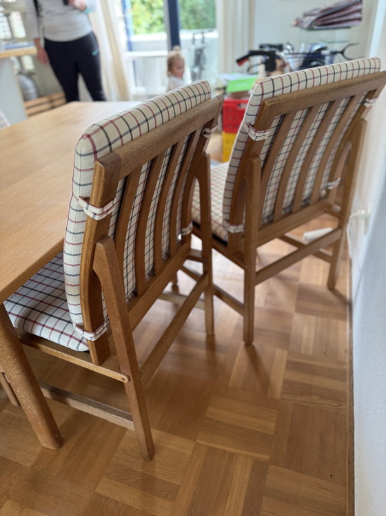 Dining set - Børge Mogensen Fredericia model 6285 – HAY, Metal, Textile (photo 5 of 6)