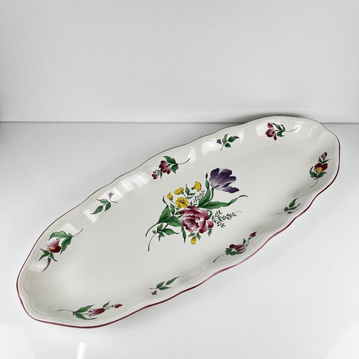 Grand plat à poisson modèle Réverbère par KG Lunéville – servies, Ceramic (photo 2 of 5)