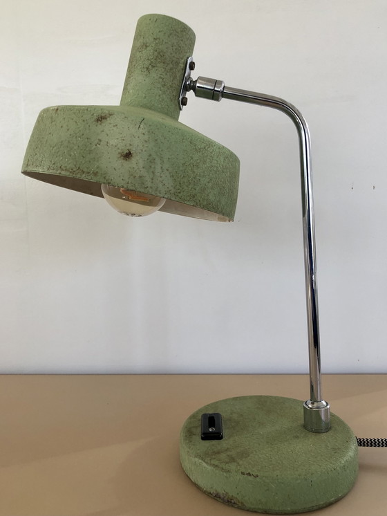 Image 1 of Vintage Jaren 50 Industriële Tafellamp