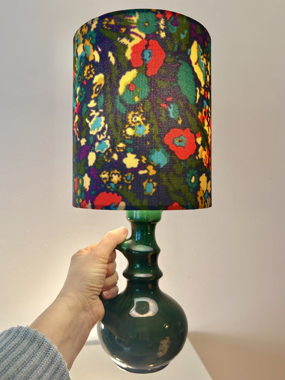 Image 1 of Sfeervolle tafellamp - zonder kabels - gemaakt van een gerecyclede Jopeko-vaas.