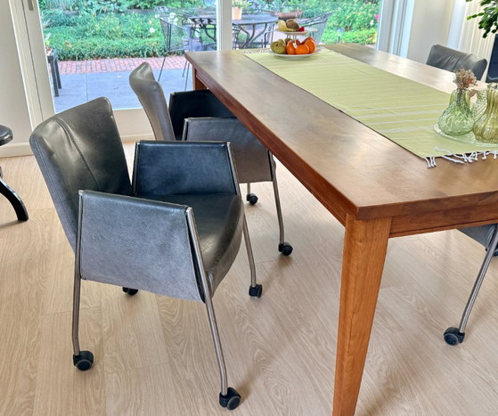 4x Eetkamerstoelen Topvorm – Leather, Metal (photo 5 of 10)