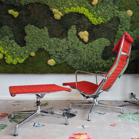 Vitra EA 124 + EA 125 Lounge | Charles & Ray Eames – Verstellbarer relaxsessel, Aluminium (photo 4 of 14)