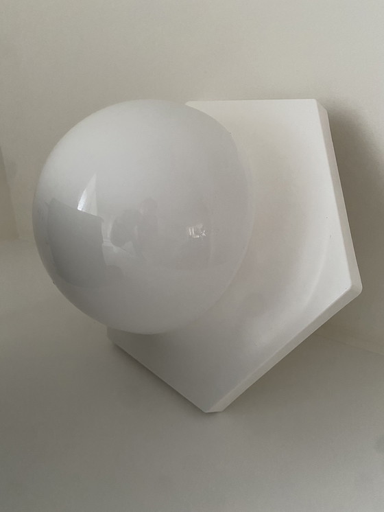 Image 1 of Vintage Dutch hexagonal mid-century ceiling lamp - wall lamp 1970s.