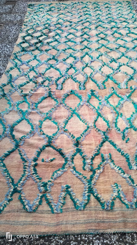 Image 1 of Handgeknoopt Berber kleed wol 385x185cm