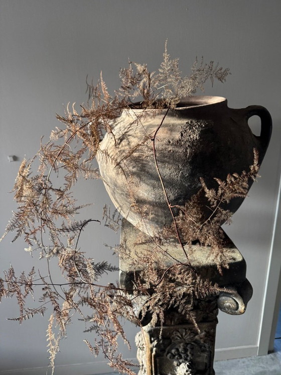 Image 1 of Antiker großer französischer Krug mit schöner Patina