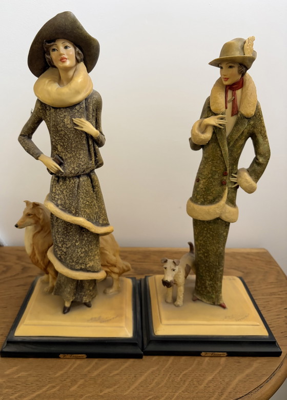 Bellissima statua vintage Art Déco "Donne Mannequin" – Vittorio Tessaro (Marcata) – Sculture, Other (photo 5 of 5)