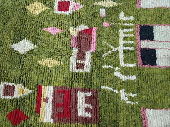 Handgefertigter marokkanischer Wollteppich, große Größe 250x150 cm, handgefertigt. – Teppiche & Läufer, Wool (photo 8 of 11)