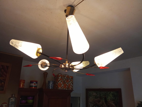 Image 1 of Lampadario Art déco a ragno