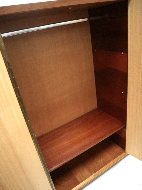 Image 1 of Vintage 3-door wardrobe / linen cupboard from the 1960s