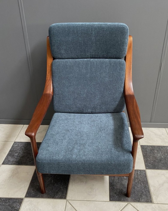 Image 1 of Highback chair by Wilhelm Knoll 1960s reupholstered