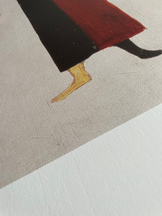 Image 1 of Kasimir Malevich (1878-1935), La ragazza, Figura su bianco, Stampato in Belgio