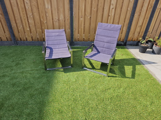 2x Royal Botania Ninix Recliner