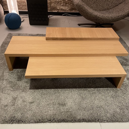 Indera Klappbarer L-Couchtisch