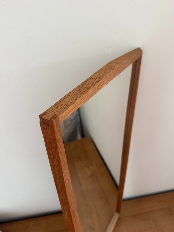 Image 1 of Miroir vintage danois Jansen Spelje en teck - Miroir du milieu du siècle