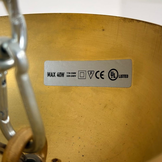 Image 1 of Italienischer Sputnik-Kronleuchter aus Muranoglas in Pastellfarben und poliertem Messing