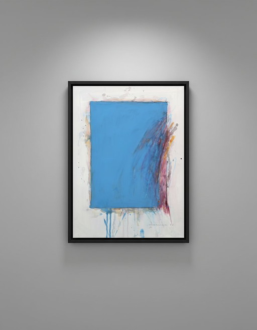 Berner, Bernd - Zonder titel - 1997 - Gouache op handgeschept papier - met de hand gesigneerd