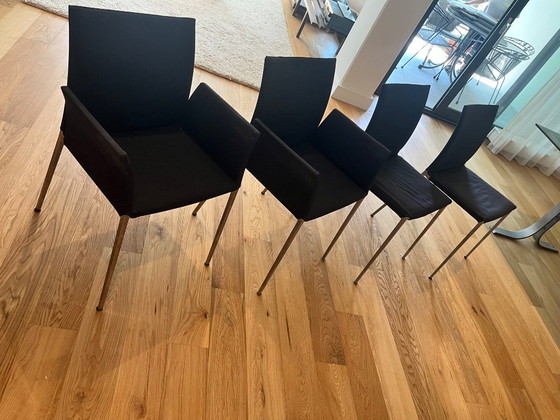 Image 1 of 4 sedie da pranzo Zanotta