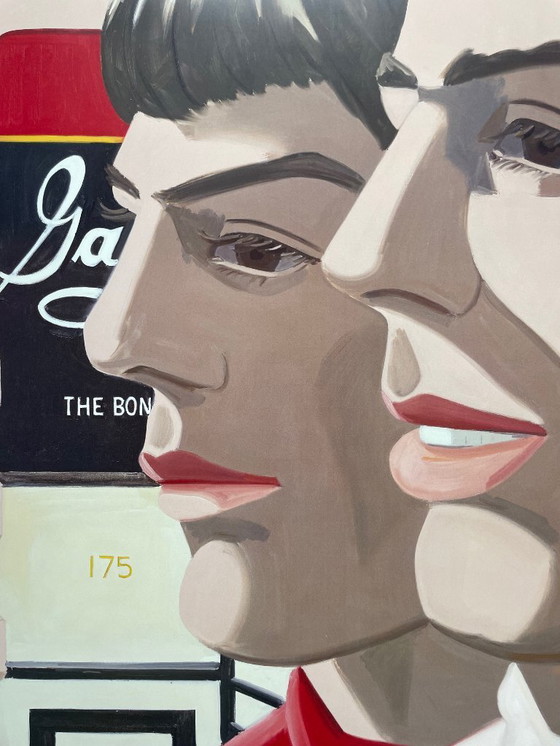 Image 1 of Alex Katz, Scott und John, 1966, cartel de la exposición Frieder Burda, Impreso en Alemania