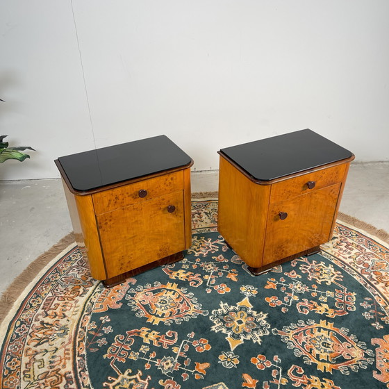 Image 1 of Set Nightstands Up Zavody, By Jindřich Halabala