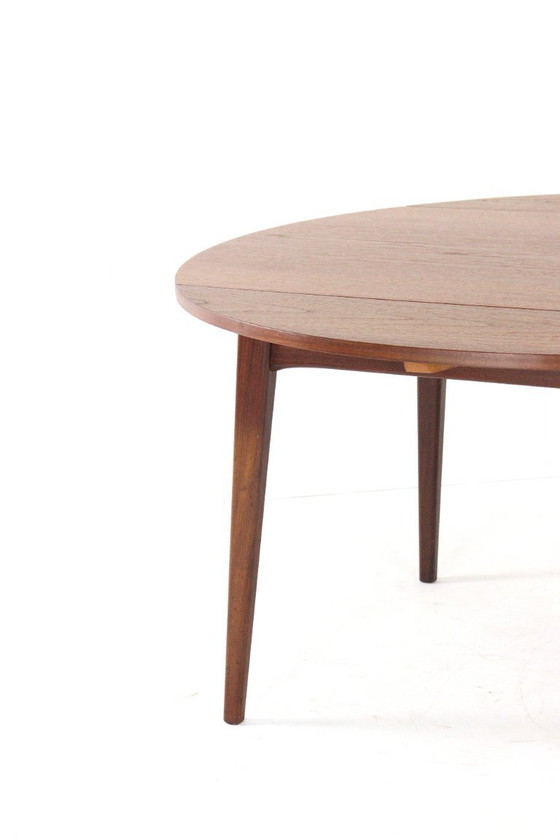 Image 1 of Louis van Teeffelen for Wébé round dining table 'Breda' vintage
