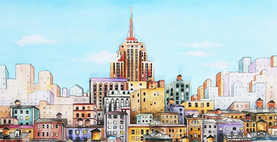 Image 1 of Pergola, Linnea - Strati di New York - Giclée - firmata a mano - NUOVA