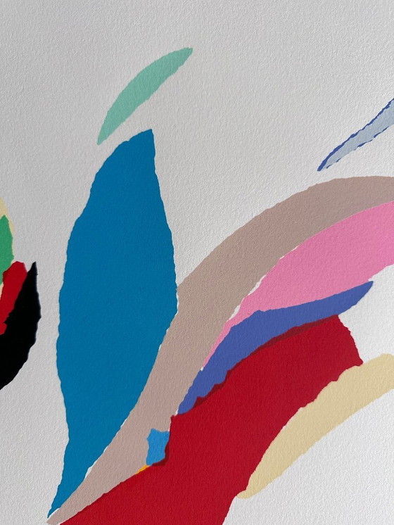 Image 1 of Sérigraphie Gerard het Hart abstrait