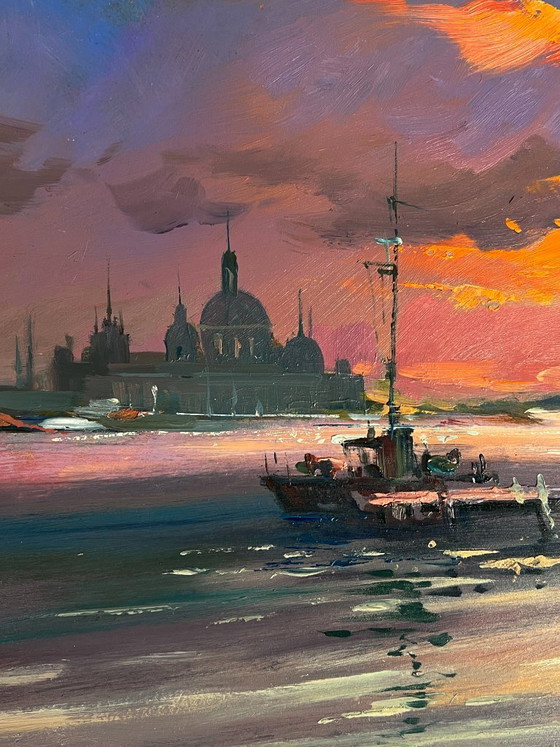 Image 1 of Evening Boat Dock