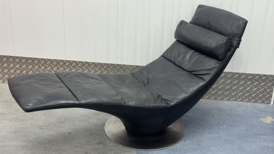 Image 1 of Italiaans design Natuzzi Lederen stoel loungestoel fauteuil