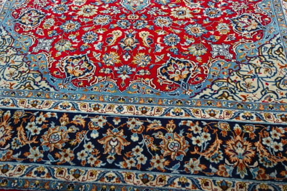 Image 1 of Tapis persan Isfahan noué à la main en liège - 414 x 300 cm