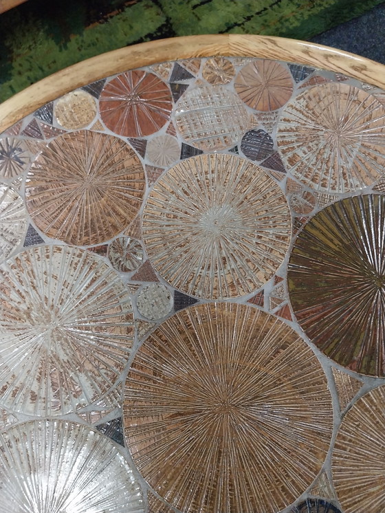 Image 1 of 1x Table basse danoise 1963 par Tue Poulsen pour Haslev Danemark