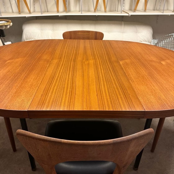 Image 1 of Teak dining table by Paul Geoffroy, 1960