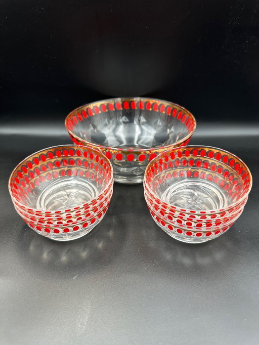 Ciotole da dessert e ciotola grande vintage Italia anni '50