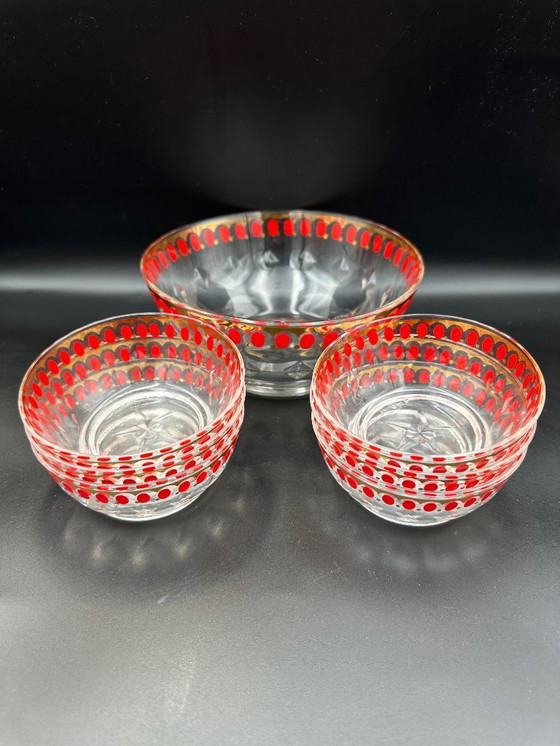 Image 1 of Ciotole da dessert e ciotola grande vintage Italia anni '50